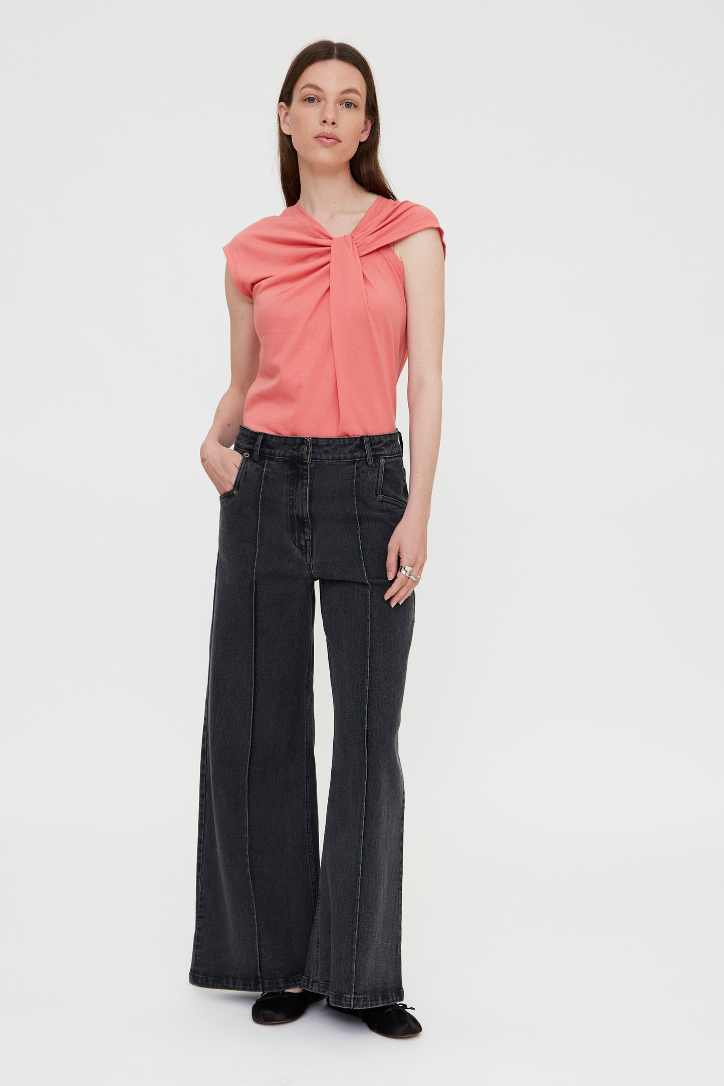 CAMISETA CORAL ANUDADA