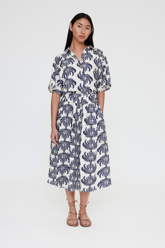 CAMISA ESTAMPADA PALMERAS