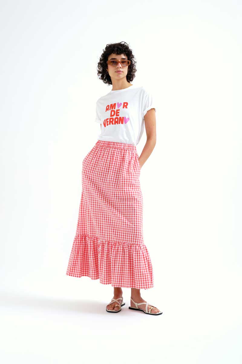 CAMISETA CON ESTAMPADO AMOR DE VERANO