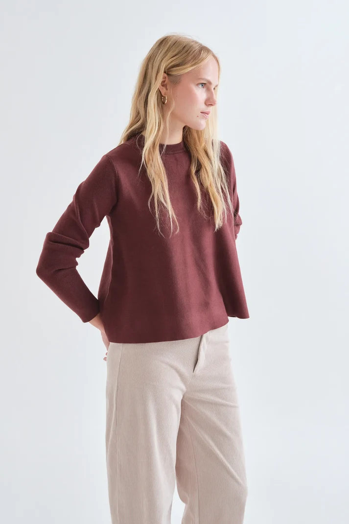 JERSEY BASICO MARRON
