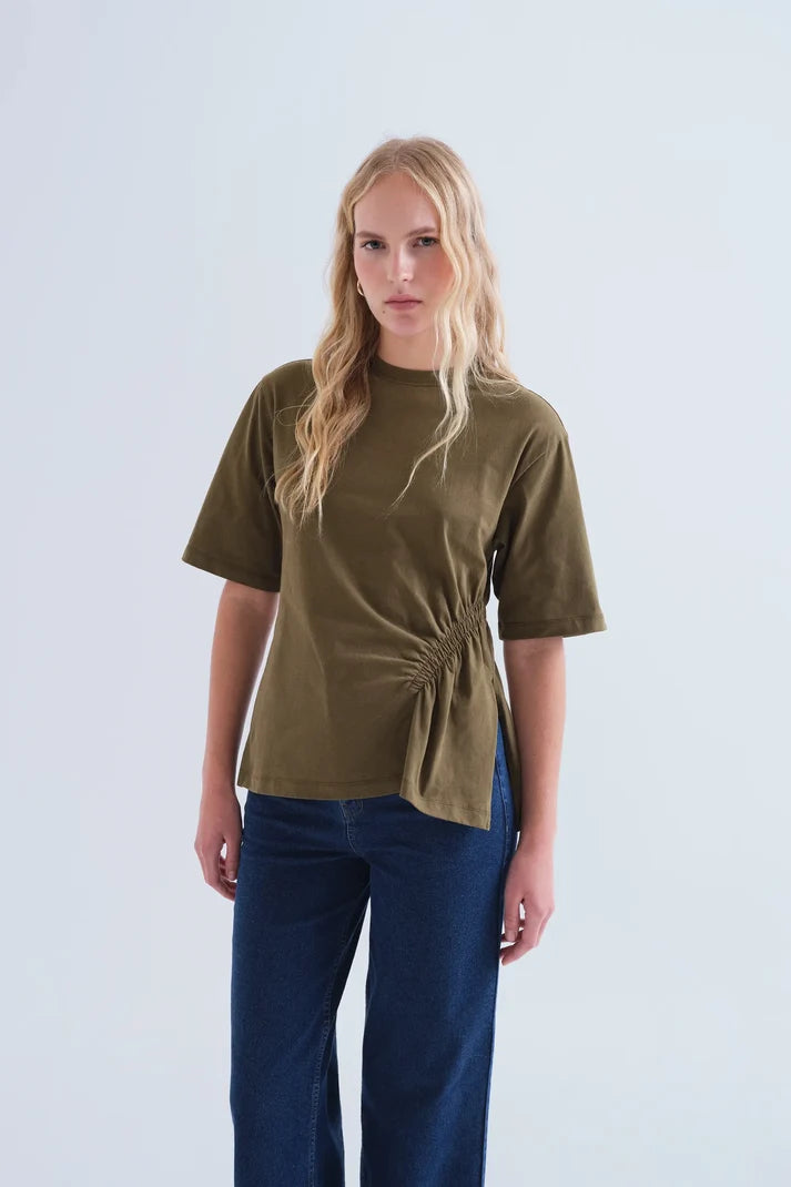 CAMISETA 100% ALGODON VERDE