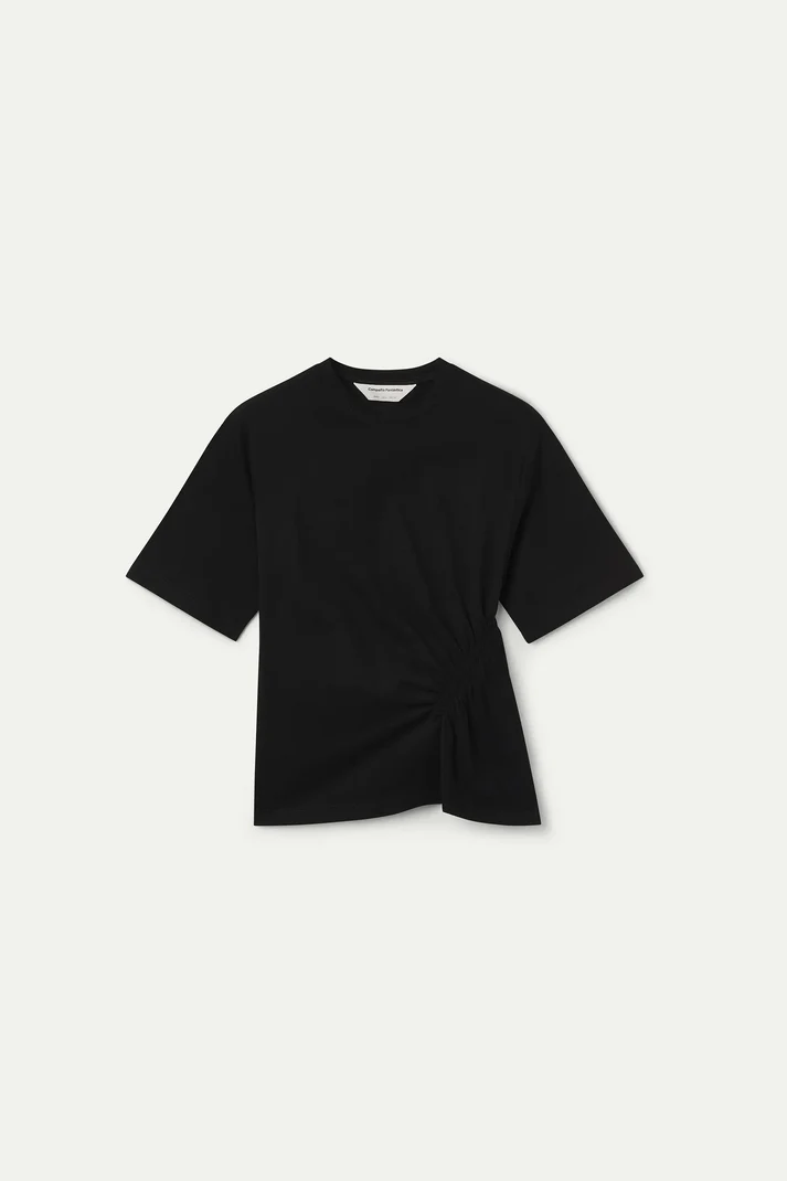 CAMISETA 100% ALGODON NEGRA