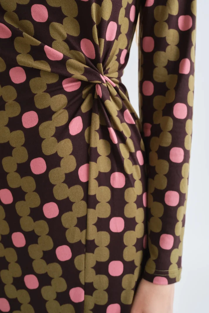 VESTIDO MIDI ESTAMPADO
