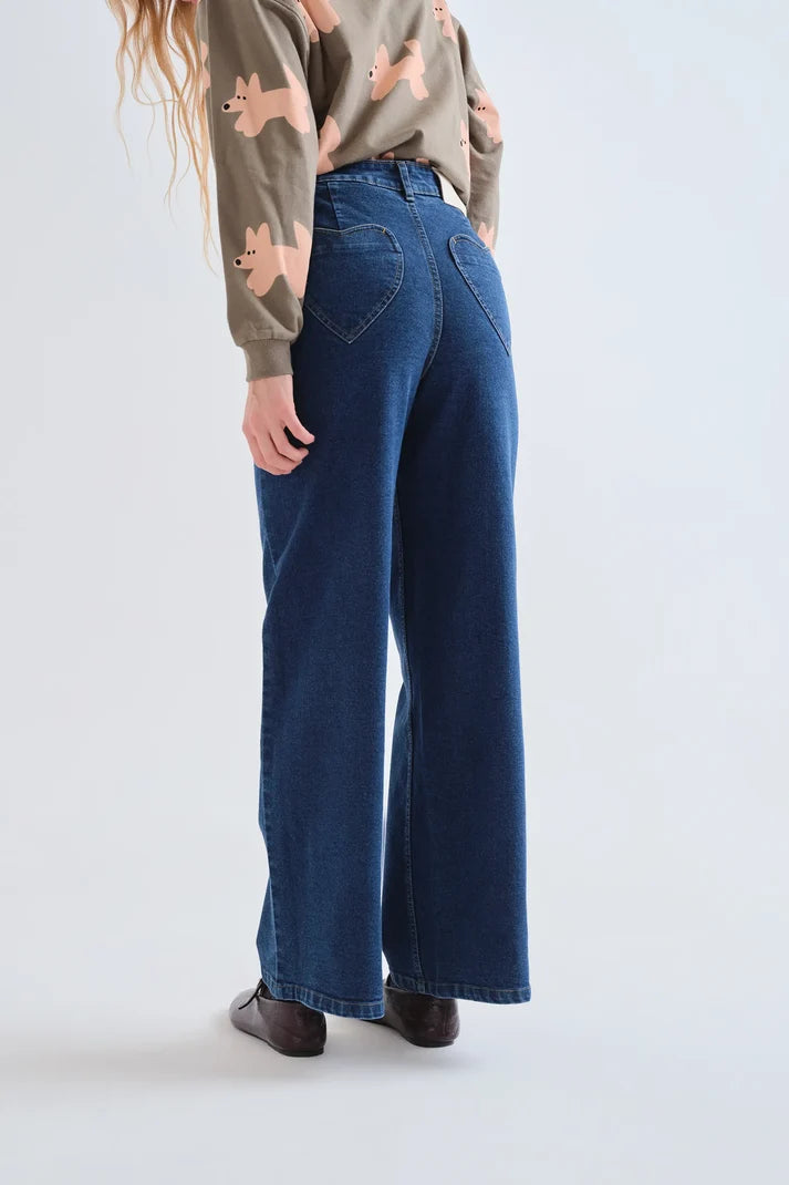 PANTALON VAQUERO AZUL MARINO