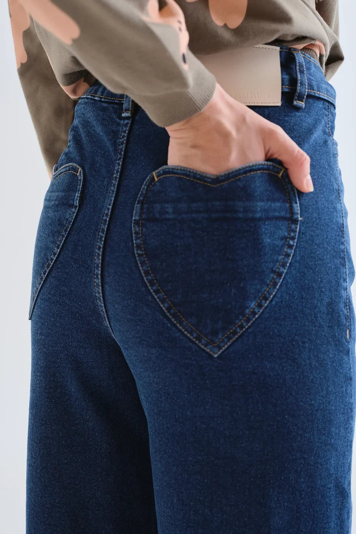 PANTALON VAQUERO AZUL MARINO