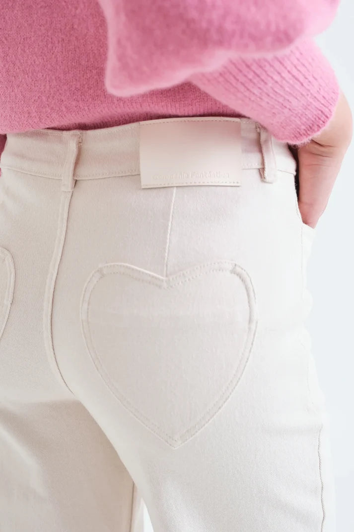 PANTALON VAQUERO CRUDO