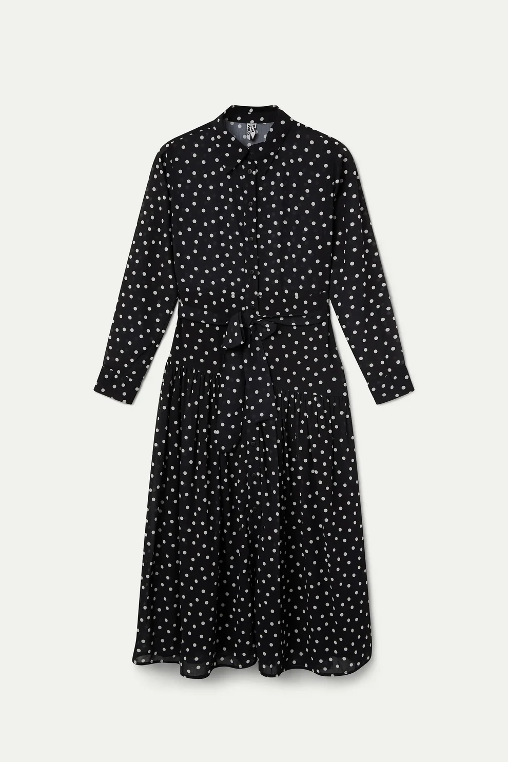 VESTIDO MIDI ESTAMPADO DE LUNARES