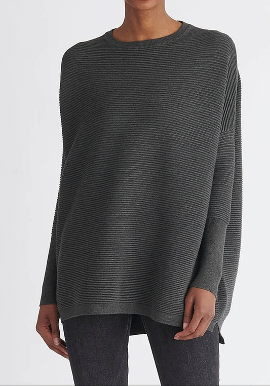 JERSEY DE PUNTO OVERSIZE GRIS