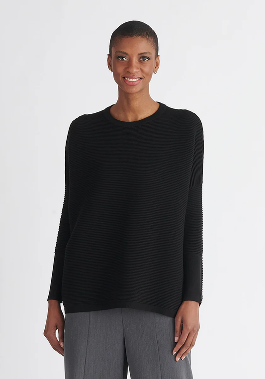 JERSEY OVERSIZE CANALÉ NEGRO