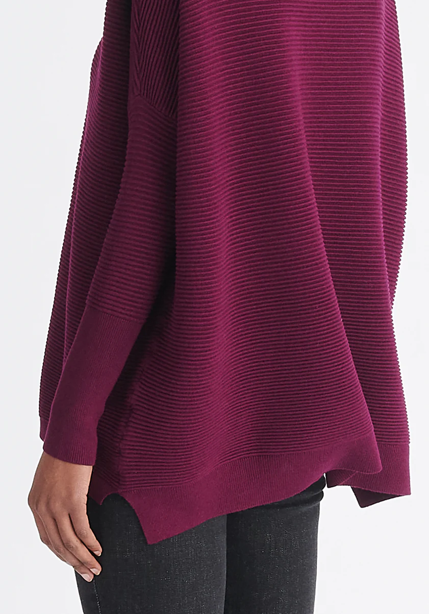 JERSEY OVERSIZE CANALE BERENJENA