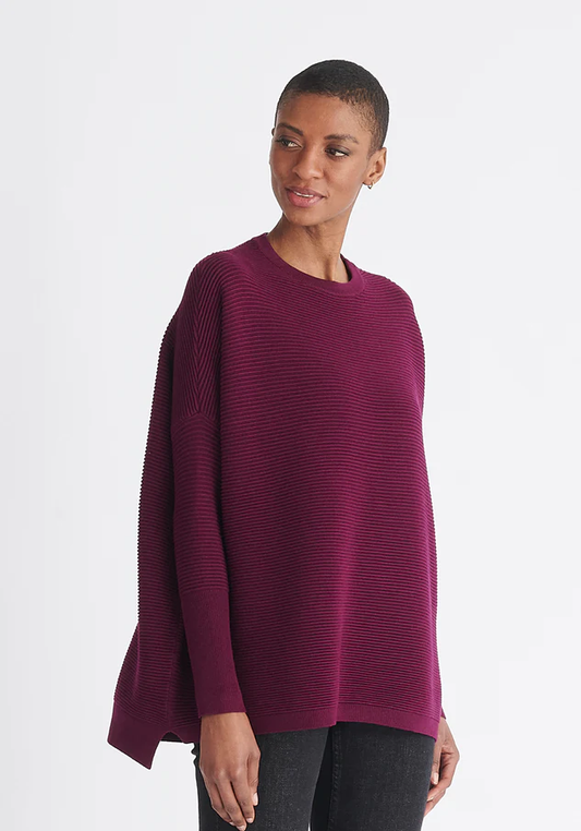 JERSEY OVERSIZE CANALE BERENJENA