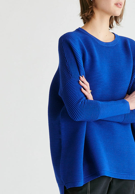 JERSEY DE PUNTO OVERSIZE AZULON