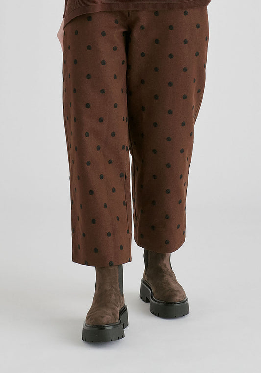 PANTALON BORDADO LUNARES