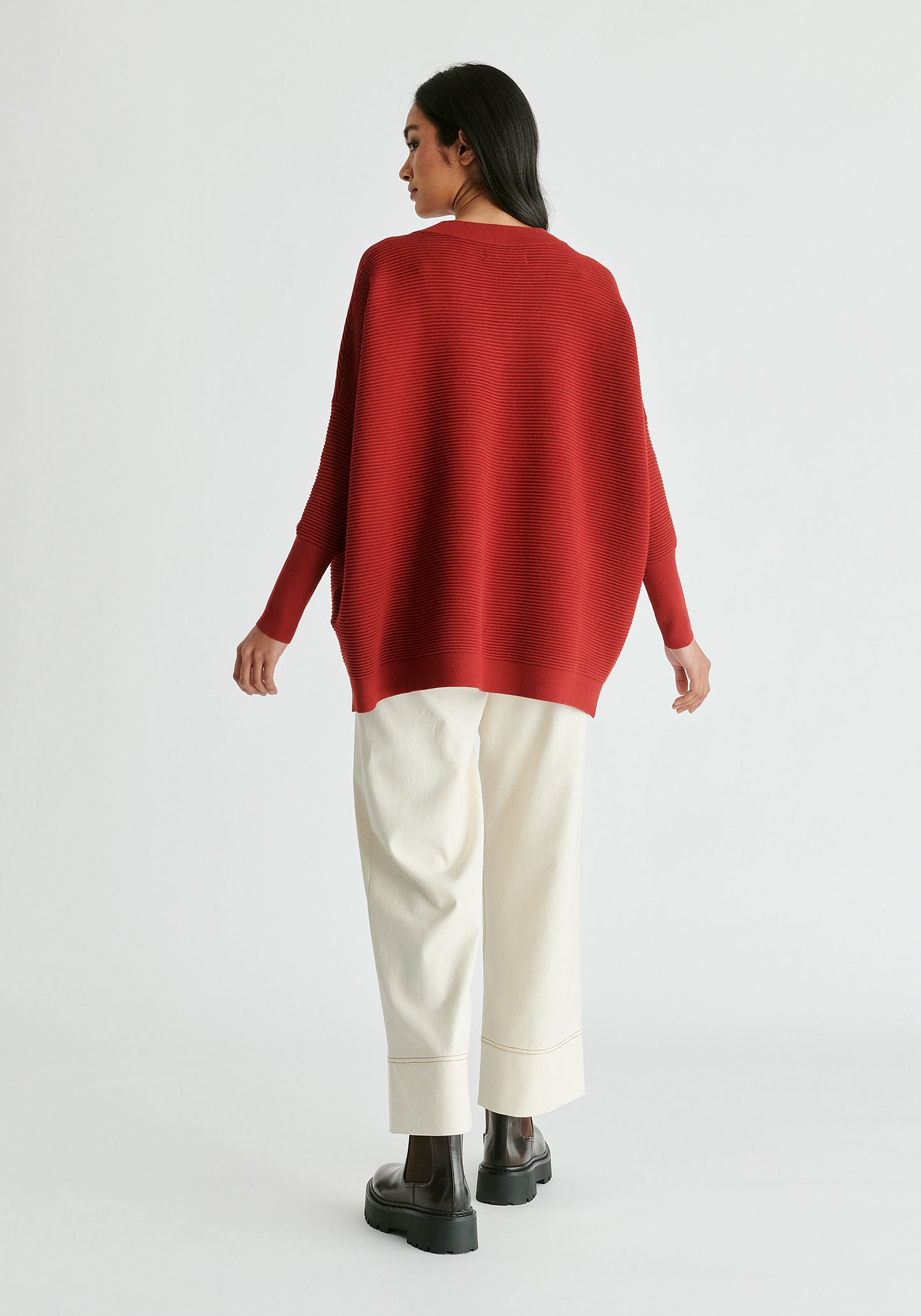 JERSEY OVERSIZE CANALE BURDEOS
