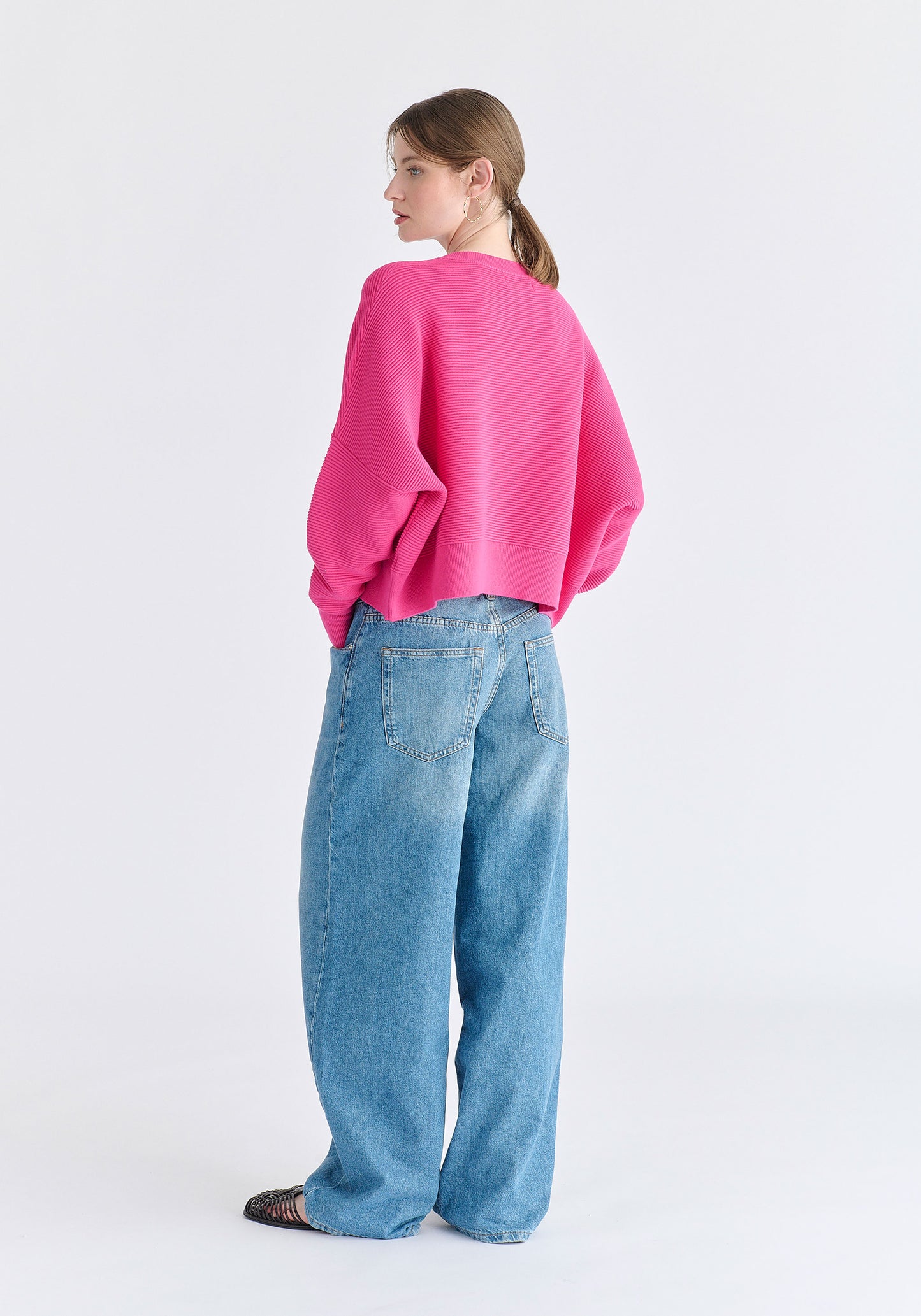 JERSEY CORTO DE CANALE ROSA FUXIA