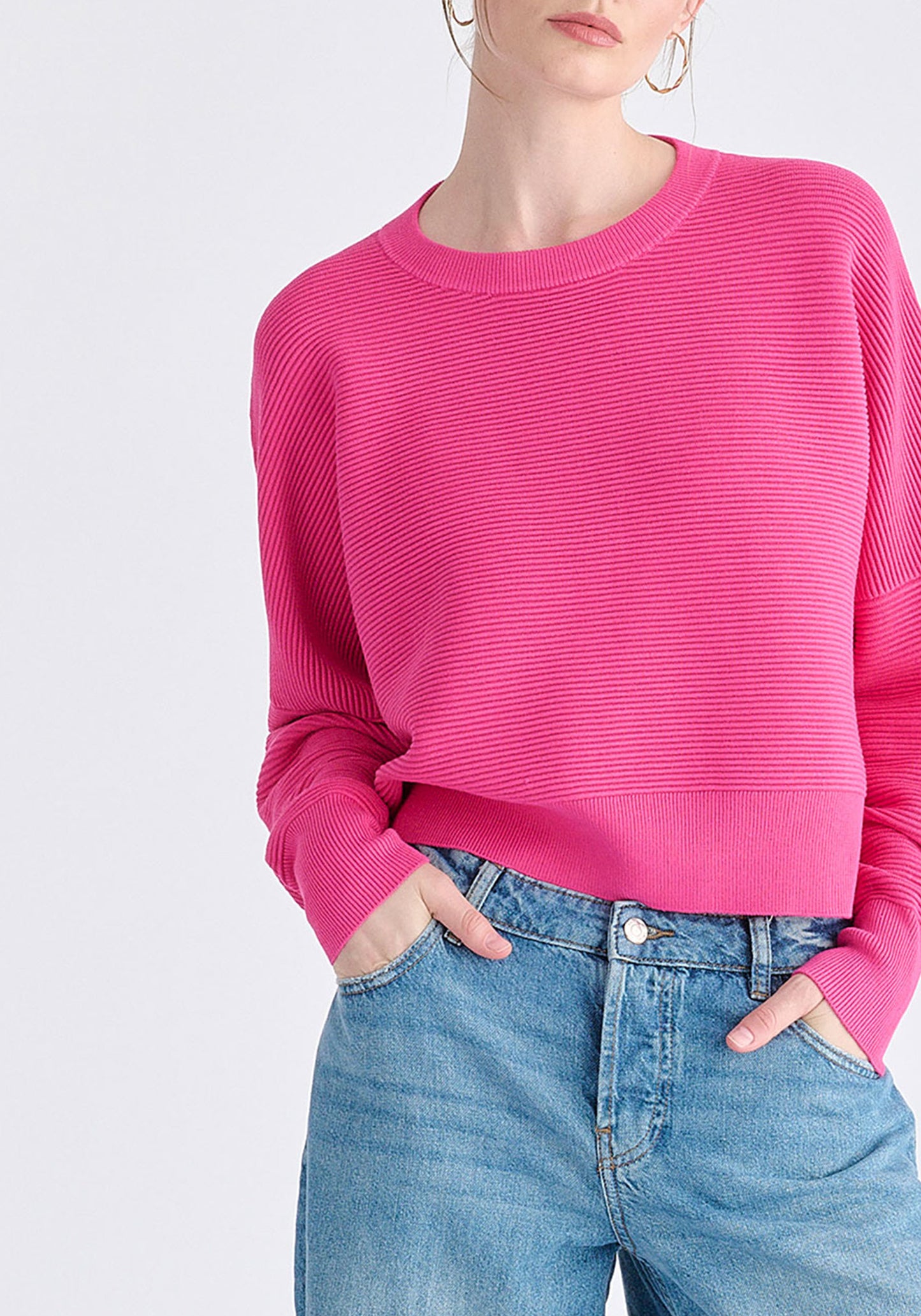 JERSEY CORTO DE CANALE ROSA FUXIA