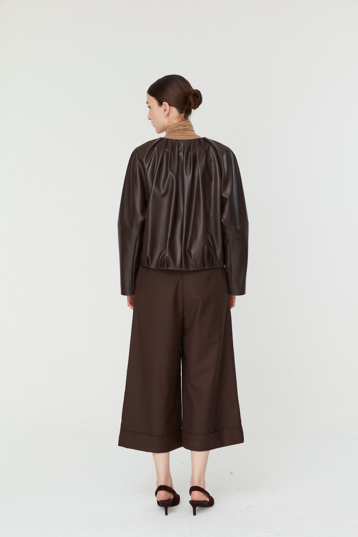 PANTALON CULOTTE MARRON