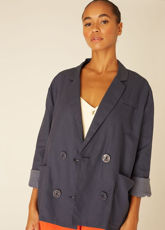 CHAQUETA AZUL MARINO